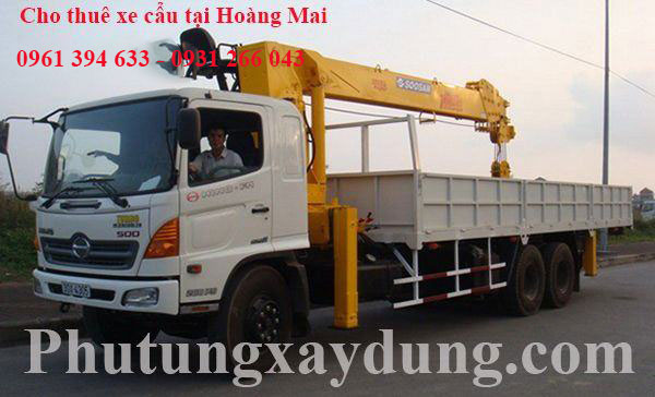 Cần thuê xe tải gắn cẩu tại quận Hoàng Mai gọi ngay 0961 394 633