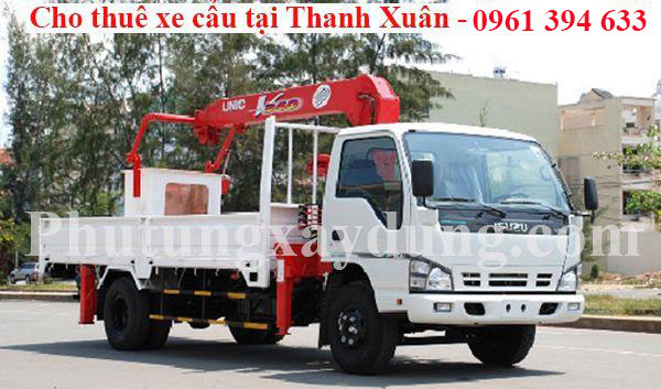 Cho thuê xe cẩu tại quận Thanh Xuân - gọi ngay 0961 394 633