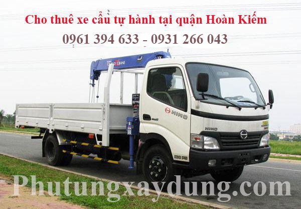 Cho thuê xe cẩu tự hành tại quận Hoàn Kiếm - Hà Nội