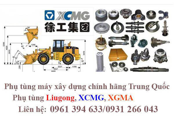 Thiết bị, phụ tùng máy công trình XCMG chính hãng Trung Quốc