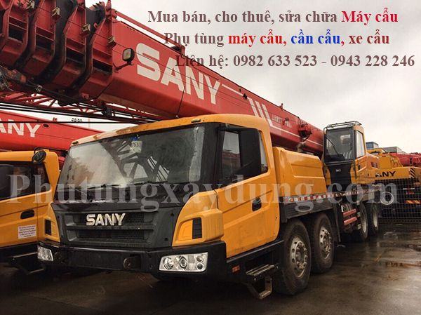 Bán và cho thuê xe cẩu lốp Sany STC500 50 tấn
