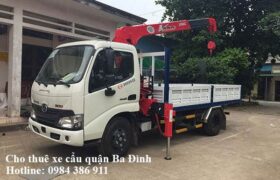 Dịch vụ cho thuê xe cẩu tại quận Ba Đình - Hà Nội
