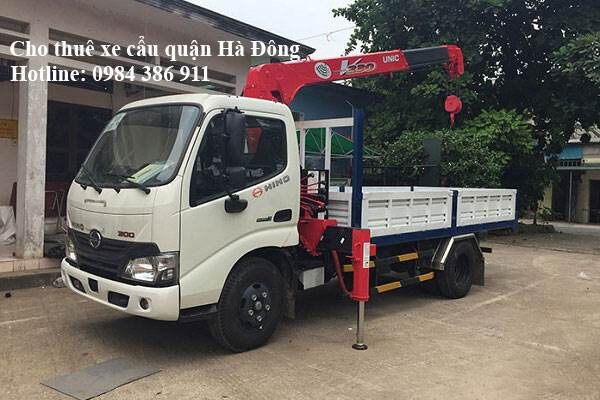 Dịch vụ cho thuê xe cẩu tự hành quận Hà Đông