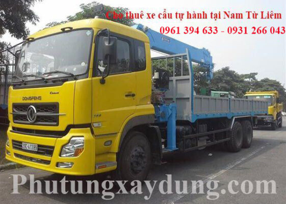 Đơn vị cho thuê xe cẩu tự hành tại quận Nam Từ Liêm giá rẻ