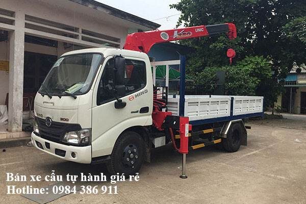 Mua bán xe tải gắn cẩu tự hành cũ mới đã qua sử dụng