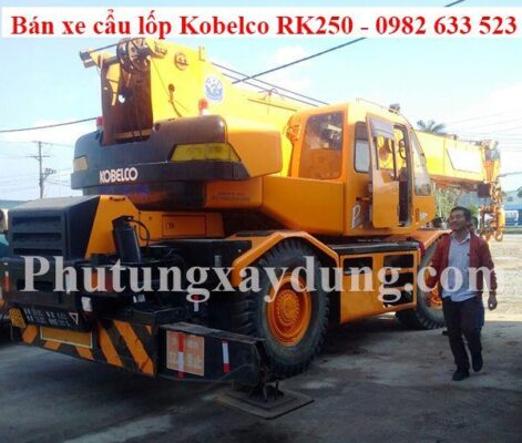 Bán xe cẩu lốp Kobelco RK250 trọng tải 25 tấn