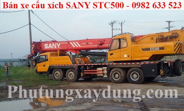 Bán xe cẩu xích SANY STC500 trọng tải 50 tấn