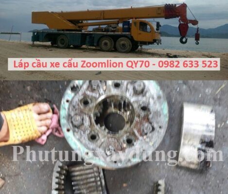Láp cầu xe cẩu Zoomlion QY70 70 tấn