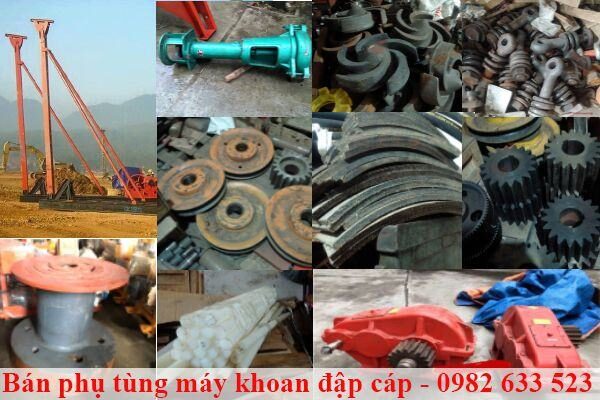 Danh sách phụ tùng thiết bị máy khoan đập cáp tháng 10 – 2017