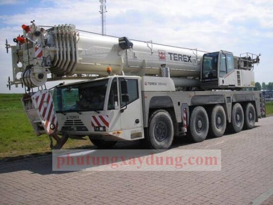 Bán cho thuê xe cẩu bánh lốp 200 tấn DEMAG AC200-1